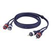 CAVO RCA DAP AUDIO FL27150 PROLUNGA RCA 2XRCA FEMMINA A 2XRCA MASCHIO 1,5 METRI